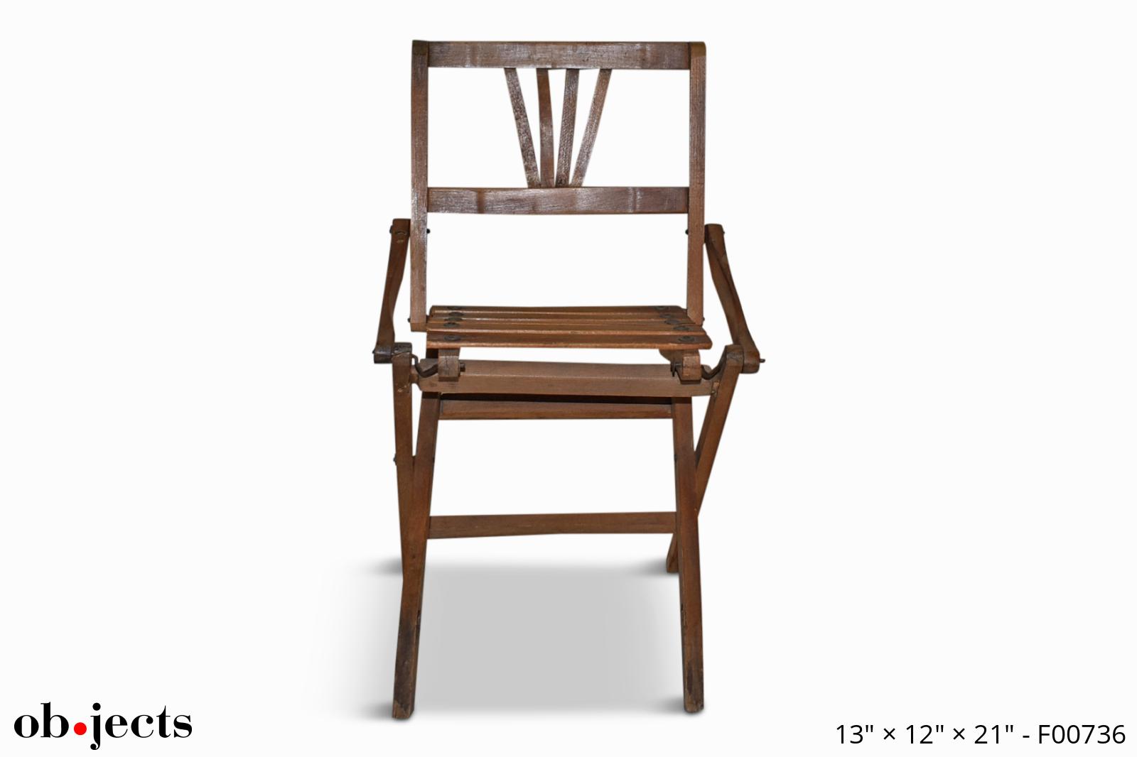Chair Child Folding Wood Ob•jects