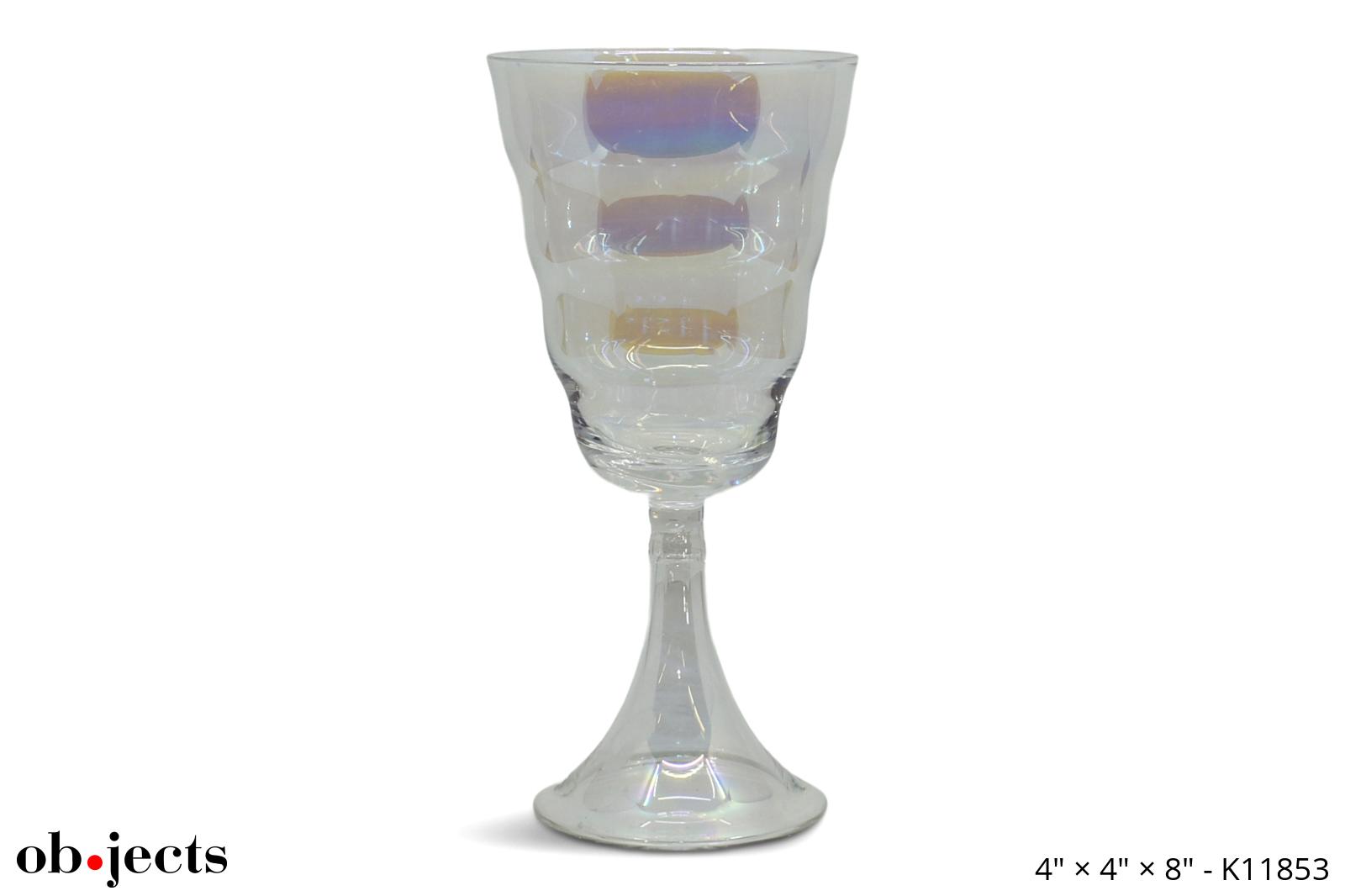 Glass Lemieux et Cie Wine Iridescent Ob•jects