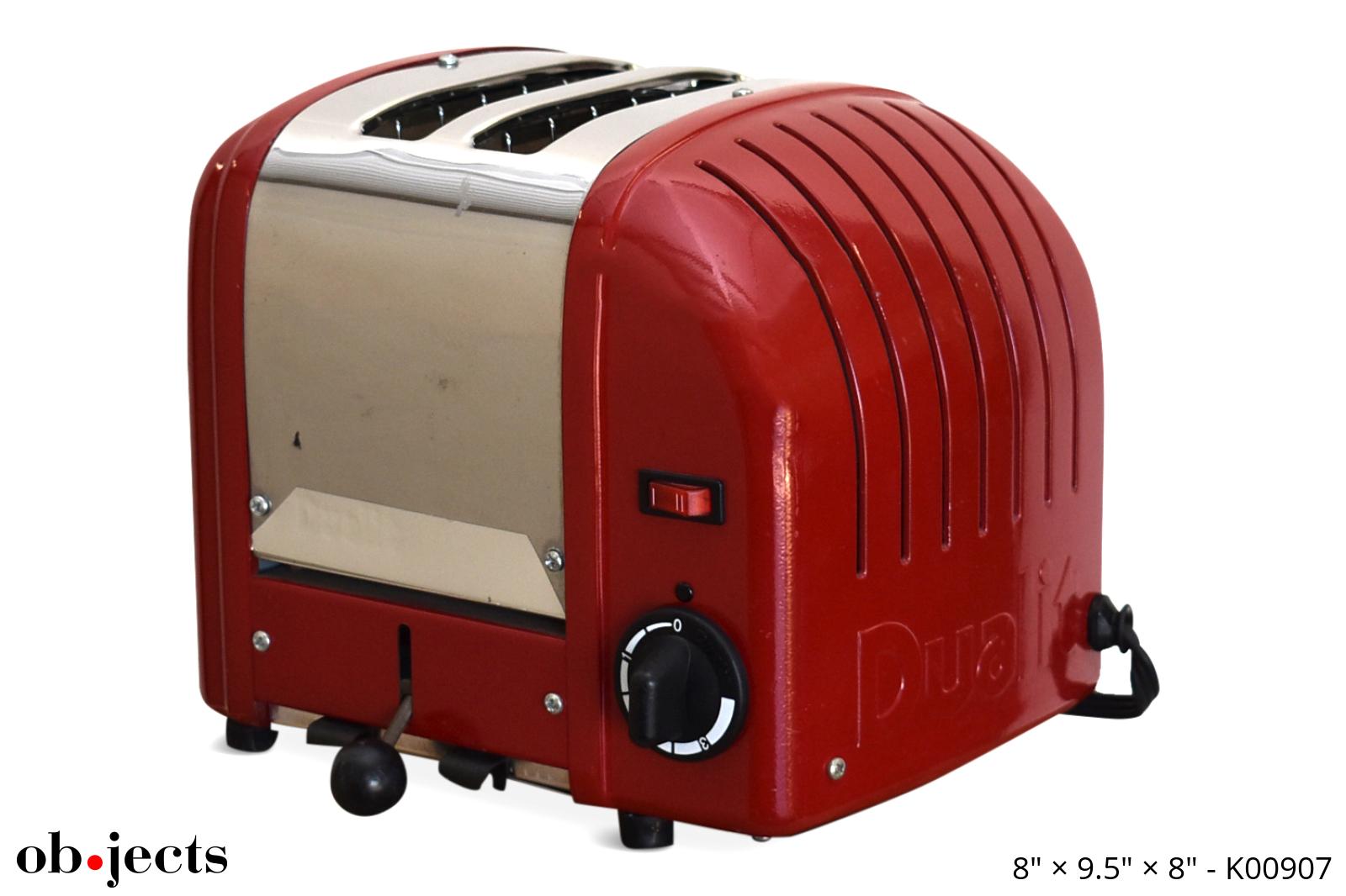 Toaster Red Metallic Dualit 2-Slice