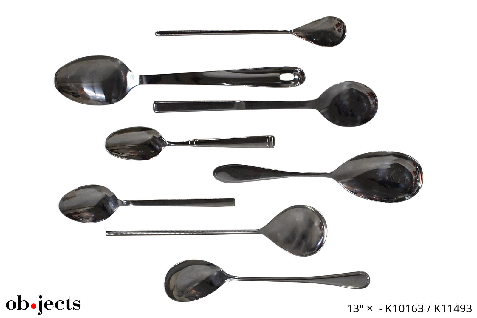 Spoons Serving Stainless Steel Ob•jects