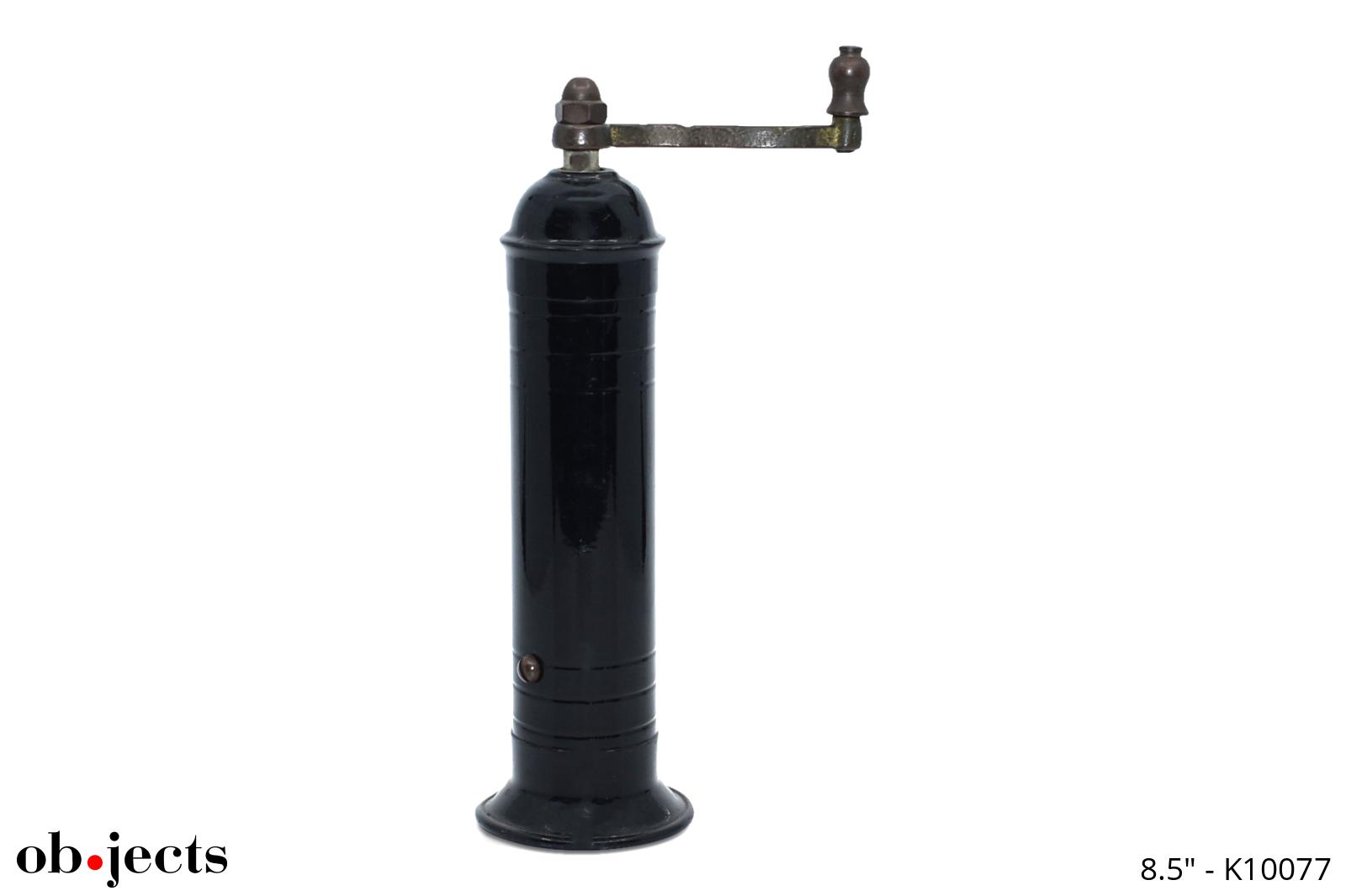 Pepper Mill Black Enamel Ob•jects