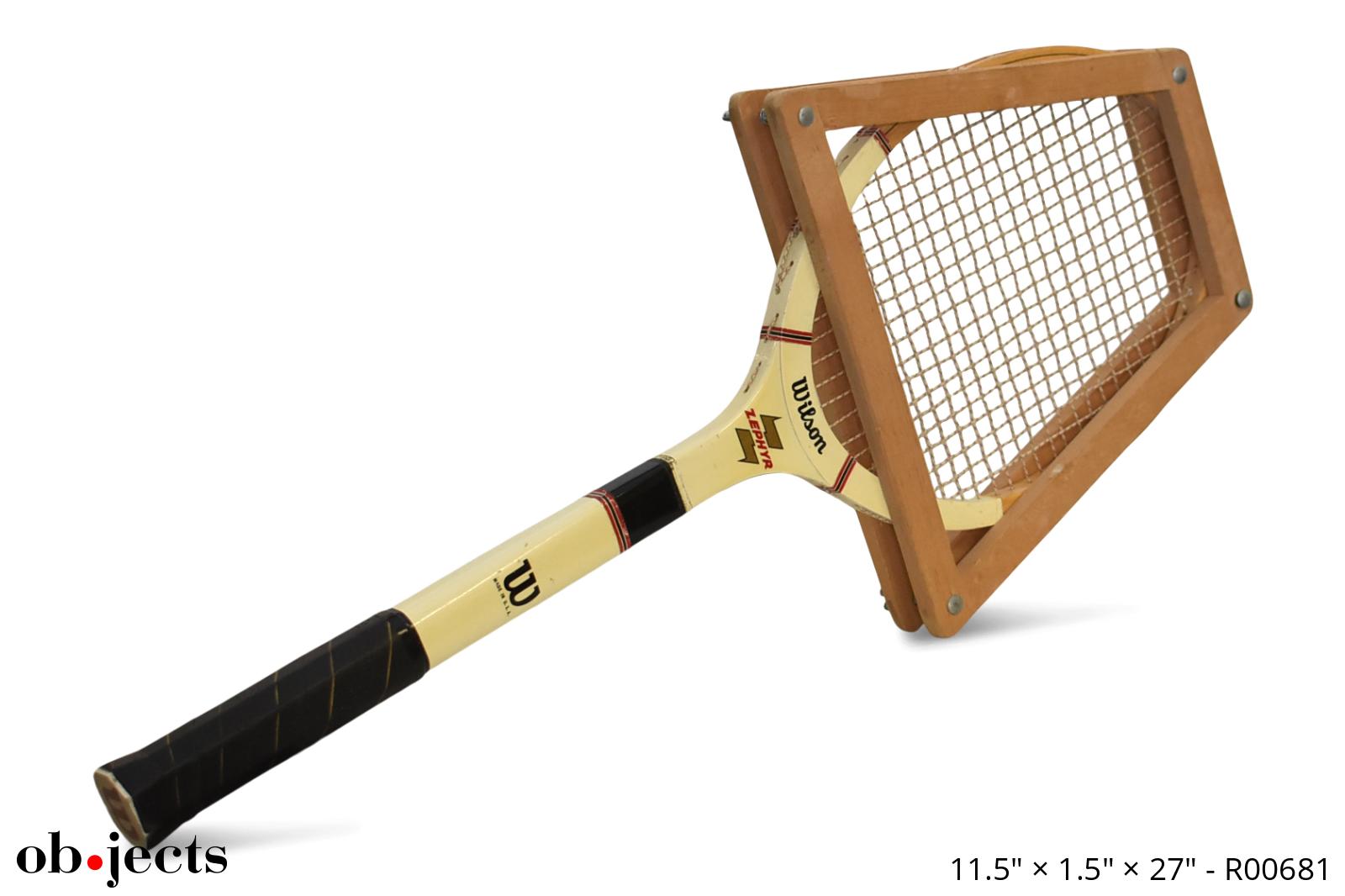 Tennis Racket With Press Protector Ob•jects