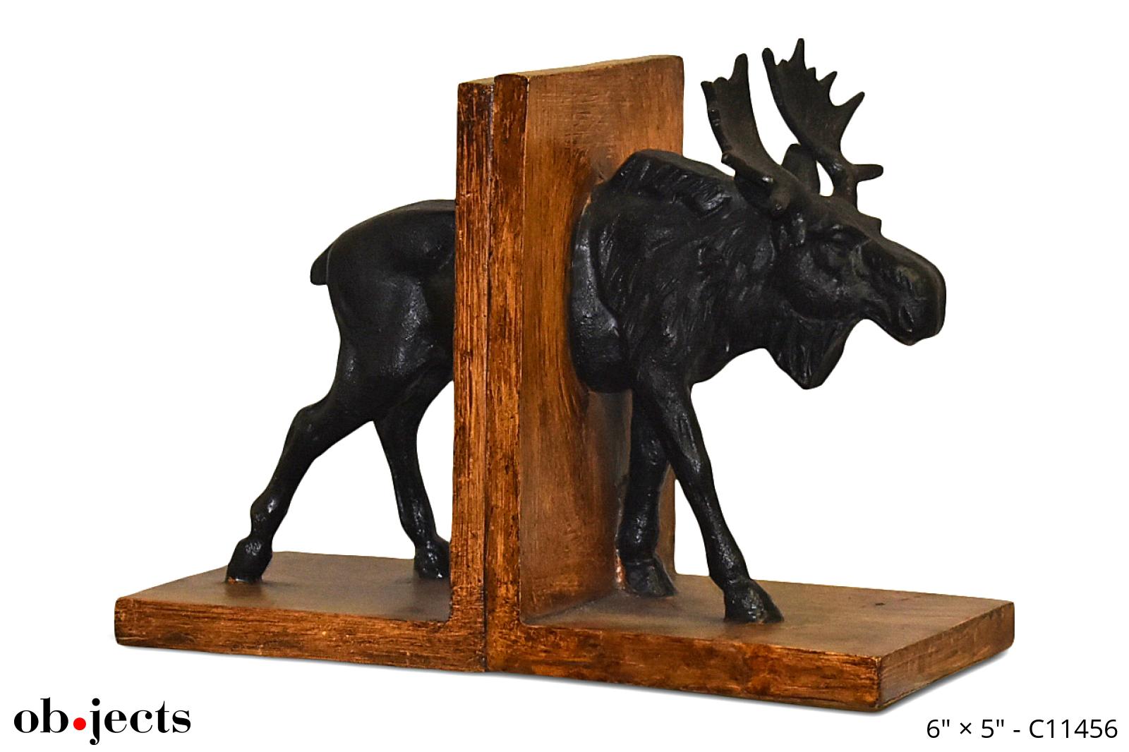 Moose Bookends 