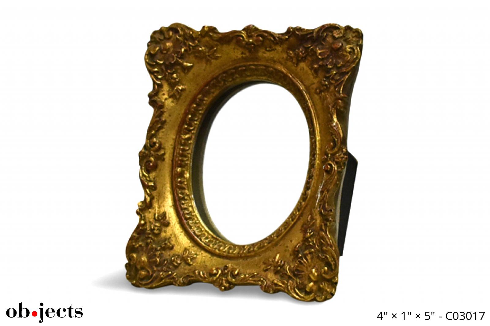Mirror Small Gold Ornate Frame Ob Jects, Ornate Gold Mirror Small