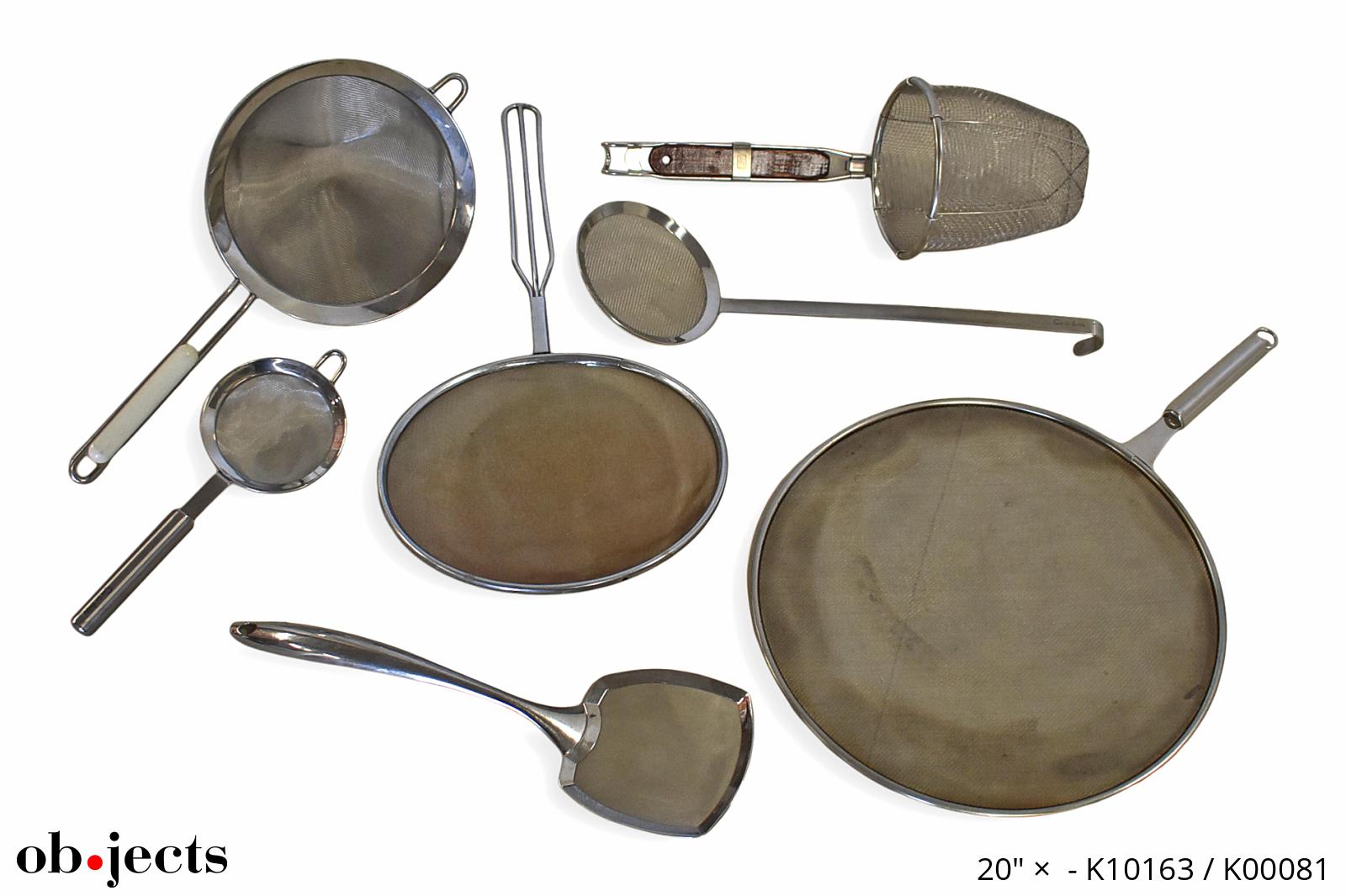 Sifters Stainless Steel Assorted Ob•jects